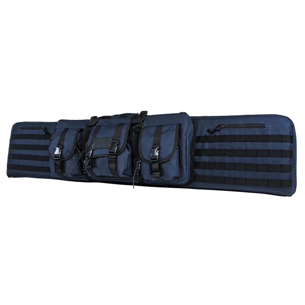 NcSTAR Double Carbine Case – Black/Blue, 55″ -